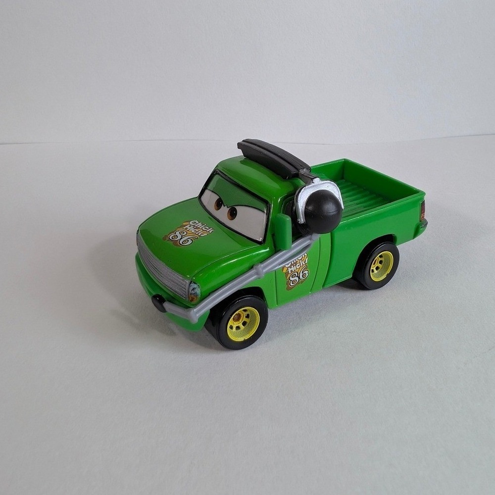 Disney Pixar Cars Mattel Chick Hicks Pit Crew Green Truck Diecast Toy 1215